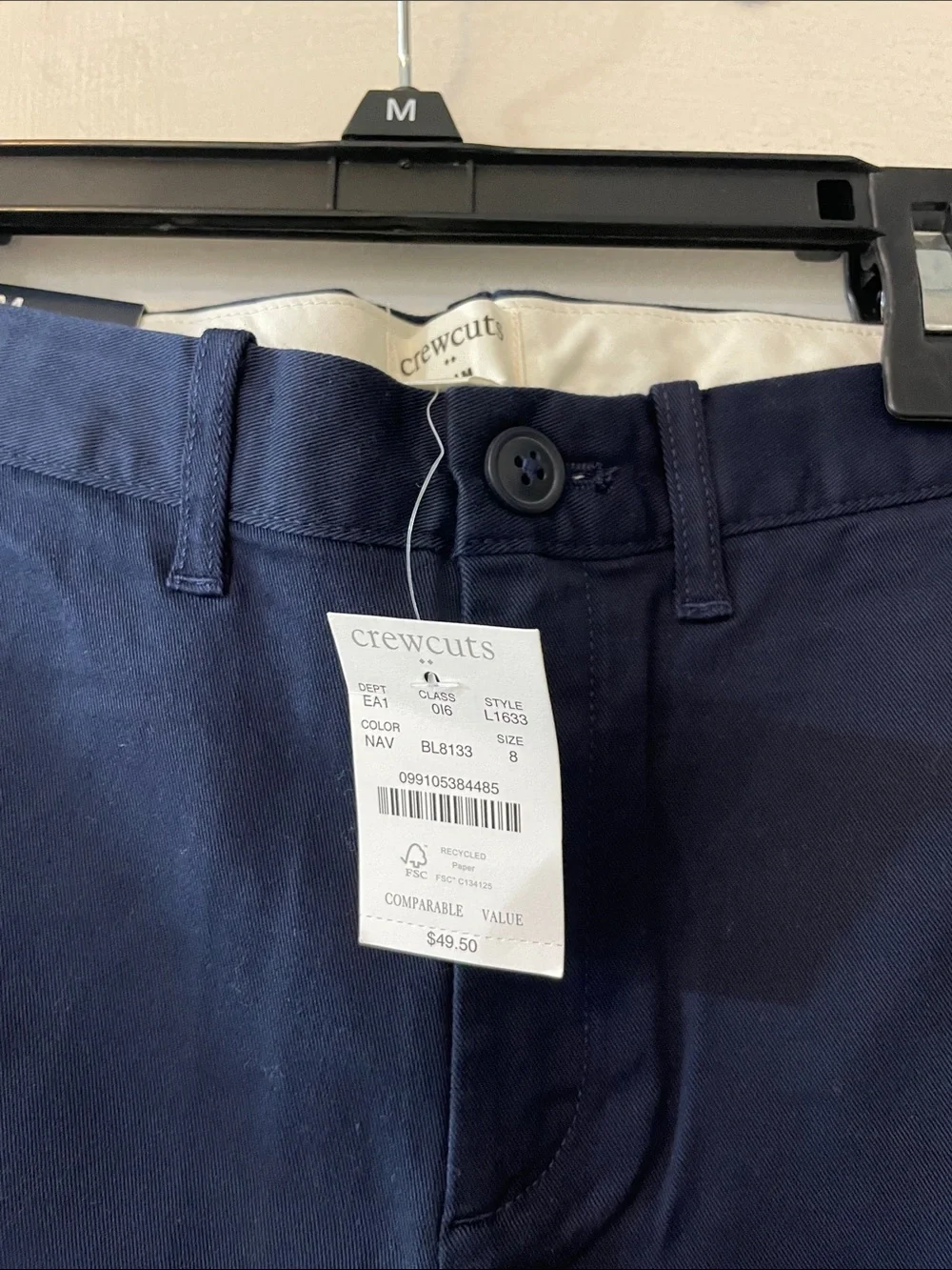 J. Crew Navy Straight-Fit Chinos